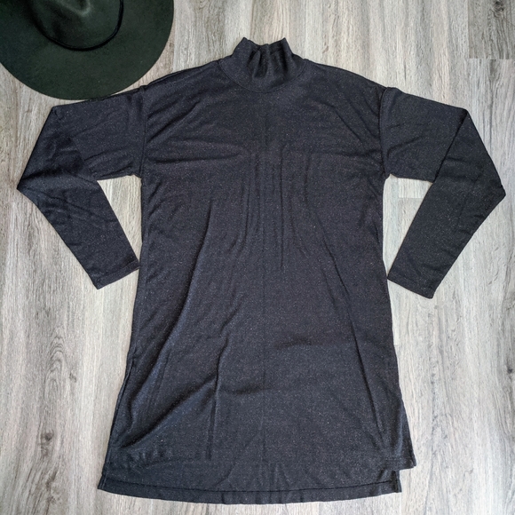 Vanessa Virginia Black Keyhole Sweater Tunic Small - Picture 2 of 6